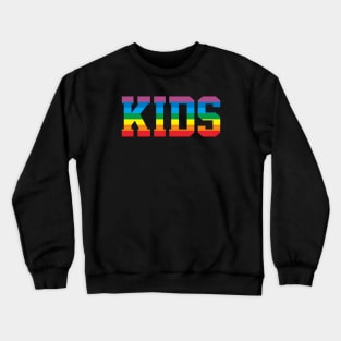 kids rainbows color Crewneck Sweatshirt